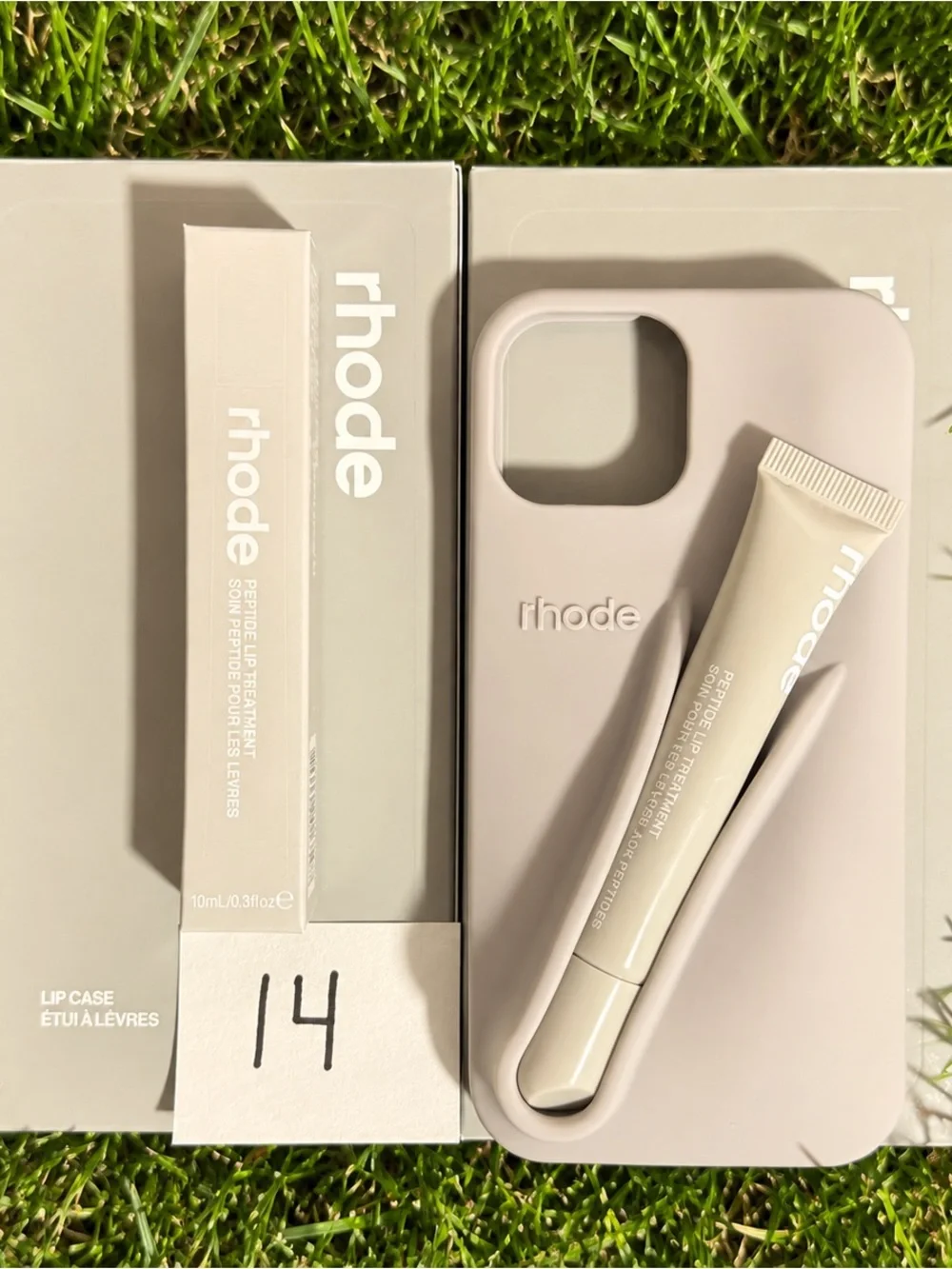RHODE Grey Silicone iPhone Case with Contoured Grip